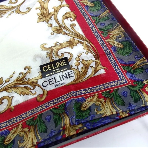 AUTH Celine 3 Piece Scarf Hair Tie Set - Picture 5 of 5